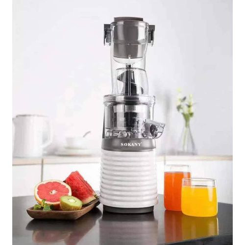 Sokany Cold Press Machine Stainless Steel Whole Slow Juicer Electric Vegetables Fruit Big Mouth Slow Juicer Extractor Machine -Multicolor