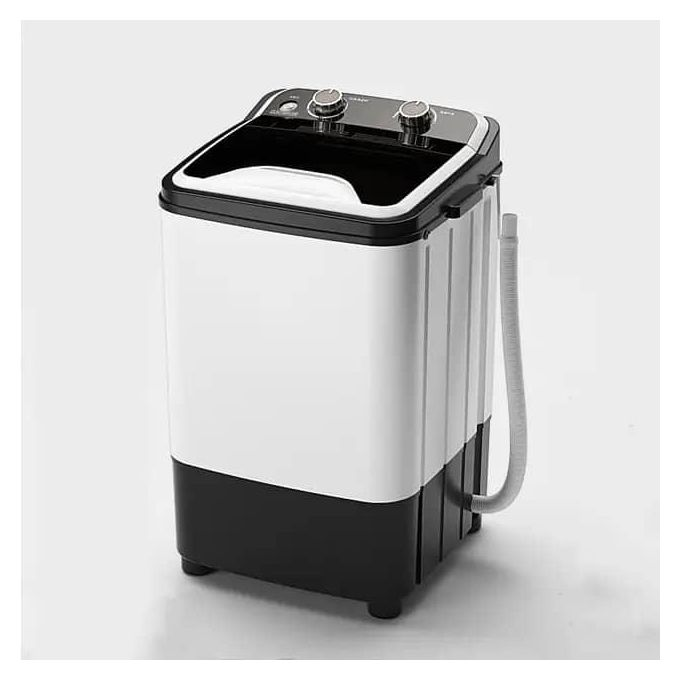 Boma Washing Machines 6KG Large Capacity Super Quiet Mini Washing Machine camping Portable Washing Machine 360 Blue Light Washing Energy Water saving TimerEasy Operation -Black White