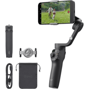 DJI Osmo Mobile 6, 3-Axis Phone Gimbal, Object Tracking, Built-in Extension Rod, Portable And Foldable, Gimbal Stabilizer For IPhone, Andriod, YouTube TikTok Video