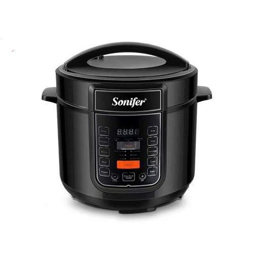 Sonifer Multi Function 6L Electric Pressure Cooker Rice Cooker Steamer - Black.