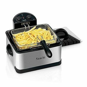 Saachi Single Deep Fryer, 4 Litre - Silver