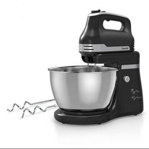 Saachi Stand Mixer With Stainless Steel Mixing Bowl, 4.5L - Black