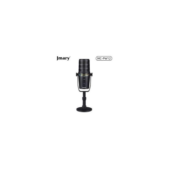 Jmary USB Condenser Microphone for Recording, podcasting, Streaming and Gaming. Professional USB/USB-c mic for Computer, Laptop, Phone and Mac, Plug and Play, Cardoid & Bi-Directional Mode- Black