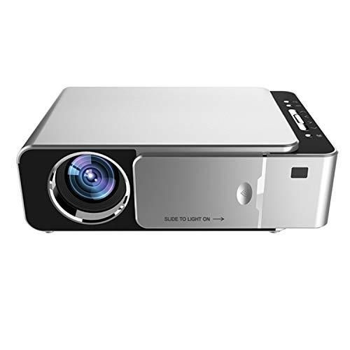 Borrego T6 Android HD 3D 4K (800 x 480) miracast 3000 Lumens Smart Home Cinema Projector with LAN, 8GB 1GB Ram, Wi-Fi, USB, VGA, Bluetooth, HDMI (Silver)