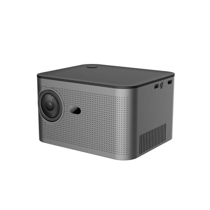 HD Super HY350 H713 BT5.0 HD 1080P Image Movie Video Voice Output Android 11 System 350ANSI FHD Home Theater Video Smarts Projectors Home Cinema- Silver