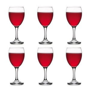 6 Pieces Of 300ml Juice, Wine Glasses-Colorless.