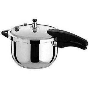 Hcx 5Litres HCX Stainless Steel Pressure Cooker-Silver