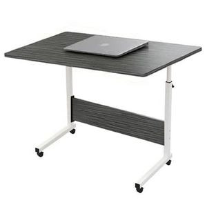 Adjustable Wooden Breakfast In Bed or Laptop Table Stand - Grey.