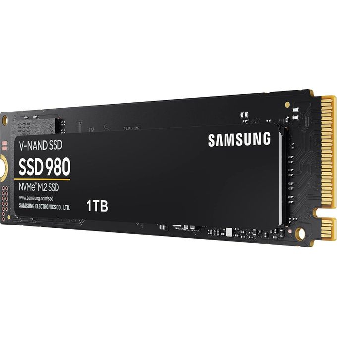 Samsung 980 SSD 1TB PCle 3.0x4, NVMe M.2 2280, Internal Solid State Drive, Storage for PC, Laptops, Gaming and More, HMB Technology, Intelligent Turbowrite, Speeds of up-to 3,500MB/s, MZ-V8V1T0B/AM -