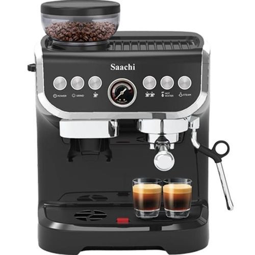 Saachi 19 Bar High Pressure Pump Coffee Maker Machine 2 Litre- Black