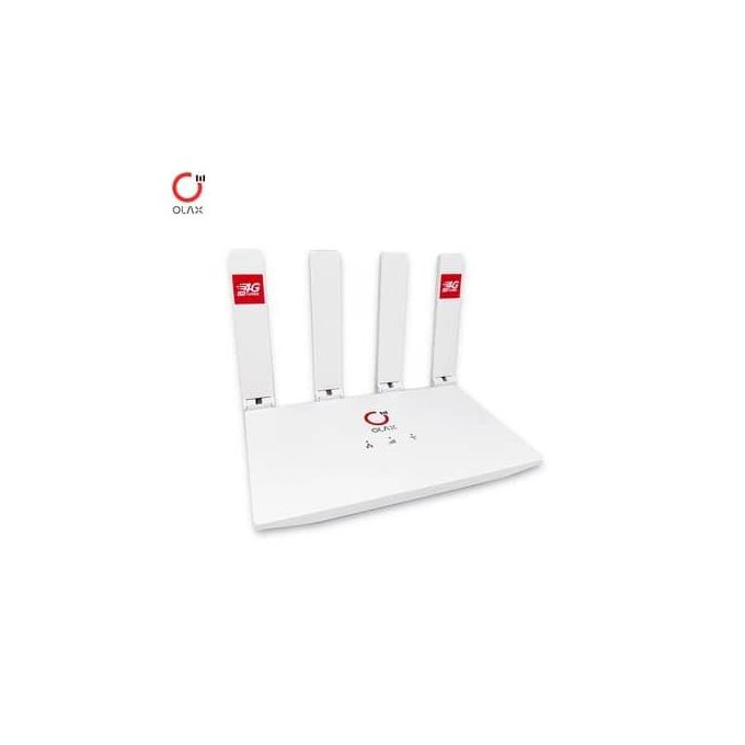 Olax MC50 dual band antenna 2.4G CAT4 CPE wifi sim card router 4G LTE wi-fi modem wireless routers- White