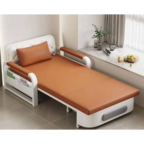 Sofa;108 by 85 by 85cm Bed; 192 by 94 by 38cm Folding Sofa Bed with Pillow and Wheels, Portable Sleep Coach Chaise, Home Office Living Room Bedroom Convertible Sofa Seat Lounger study From - Multicolo