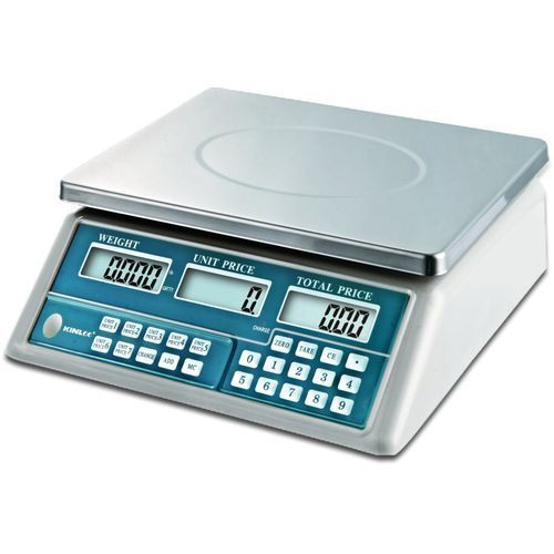 Kinlee 30kg Electronic Mini Digital Price Computing Weighing Scale LCD Display- White.