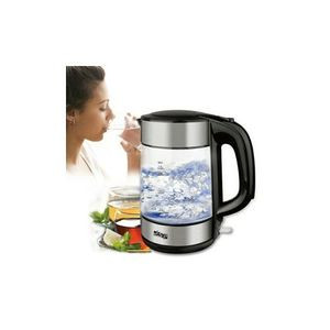 Dsp 1.7 Litre Glass Electric Kettle - Silver.