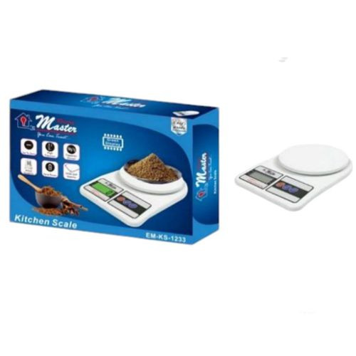 Electro Master Electronic Digital Multipurpose Weight Machine Kitchen Plastic Weighing Scale Max Weighing Capacity-10KG