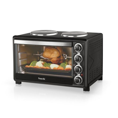 Saachi 45 Litres Saachi Electric Oven Cooker With 2 Hot Plates- Black