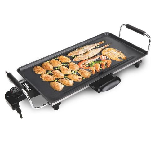 Dsp Electric Grill Portable Oven Smokeless Nonstick Barbecue Machine - Black.