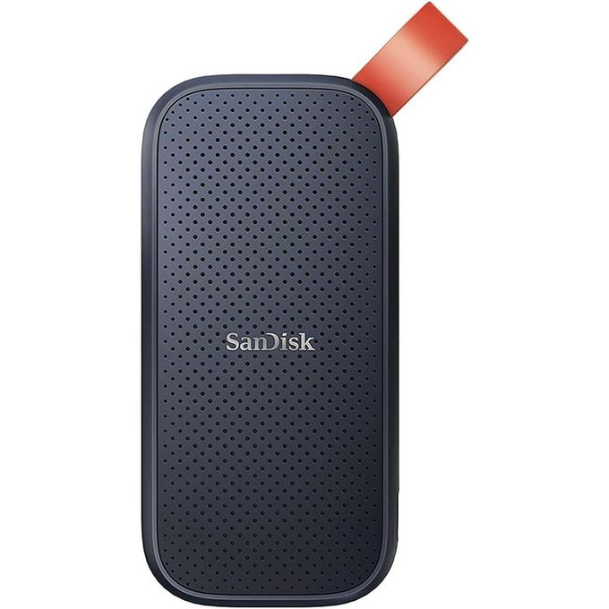 Sandisk 1TB Portable SSD - Up to 520MB/s, USB-C, USB 3.2 Gen 2 - SDSSDE30-1T00-G25 -Black