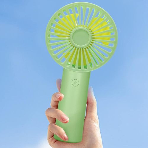 Handheld Fan Battery Rechargeable Fan, Mini Desktop Fan With 3 Speed Can Work 4-24 Hours,Lightweight Makeup Hand Fan For Stylish Girl Women Men Indoor Outdoor-Vacation Essentials Portable Fan -Multico