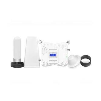 TOPLINK Mobile Cell Phone Amplifier Triband Booster Pro CSB1 Triple Band 2G/3G/4G GSM Signal Booster+ Site Installation Repeater ALC Antenna Kit -White