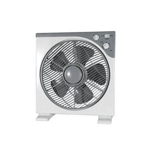 RAF Electric Rotating Box Fan Slimline With Rotating Louvre To Creat Oscillating Effect 3 Blades Class A Energy Efficiency 3 Adjust Speed- Multicolor