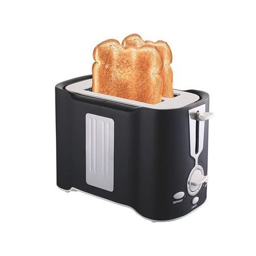 Dsp Light Food 2 Slice Electric Breakfast Bread Toaster Oven -Black, White