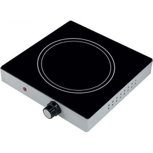 Touch Single Radiant Electric Infrared Cooker Stove Hot Plate Portable Single Burner, Black