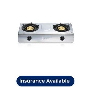 Saachi 2 Burner Saachi Steel Cooker-White.