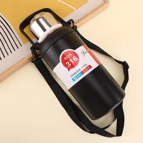 Stainless Steel tumblers 316 Stainless Steel,Vacuum Insulated Cup,Portable Diagonal Travel Kettle with Handle,Outdoor Large Capacity Sports Kettle Cups 1.5L Vacuum Flask- Multicolor