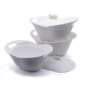 Other 3 Piece Serving Dishes - White