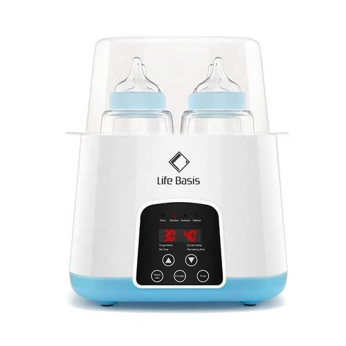 4-in-1 Baby Bottle Cleaner,Multi-Function Electric Baby Bottle Warmer Milk Heater Infant Feeding Bottle for Kids Nursing (110V) -Multicolor