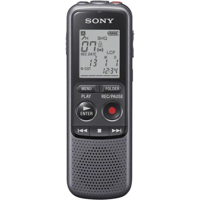 Sony ICD-PX240 4GB Mono Digital Voice Recorder With Built-In Stereo Microphone -Black