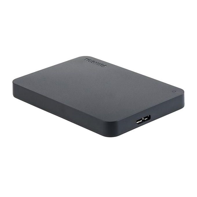 Toshiba Canvio Basics 1TB External USB 3.0 Portable Hard Drive - Black