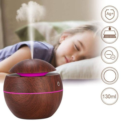 7Seas Air humidifier Purifier Air Diffuser Refresher With Multicolor LED Lighting For Office Home Air Cleaner Ultrasonic Aromatherapy Water-soluble Essential Oil Cool Air Humidifier- Multicolor