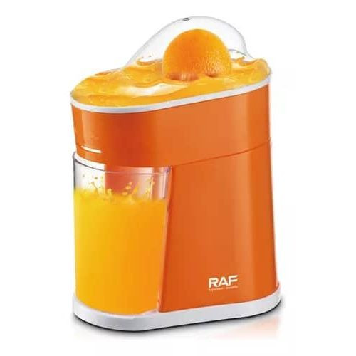 RAF Electric New Small Portable Household Automatic Orange Lemon Fruit Citrus Juicer Processor- Orange