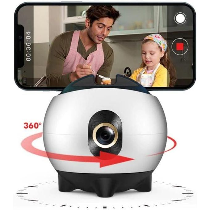 FACE Recognition 360 AI Based Photo and Video Camera abilizer Shooting GIMBLE Stand for Smartphone And Tablets Auto Face Tracking Tripod Selfie Stick Holder, (No App Required) for Tiktok Facebook YouT